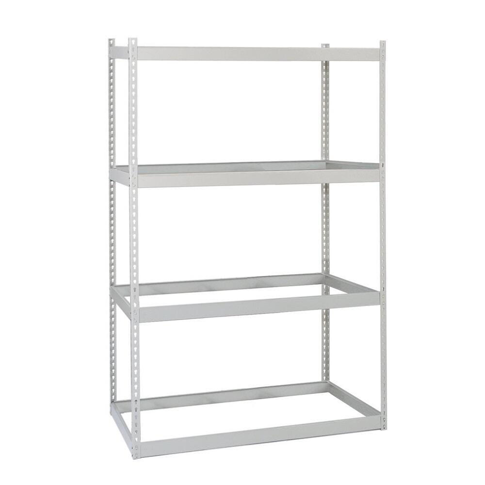 KC BIN - SHELVING RIVET - LOCK 4 SHELF 48 X 24 X 84 IN ADDER - GRAY