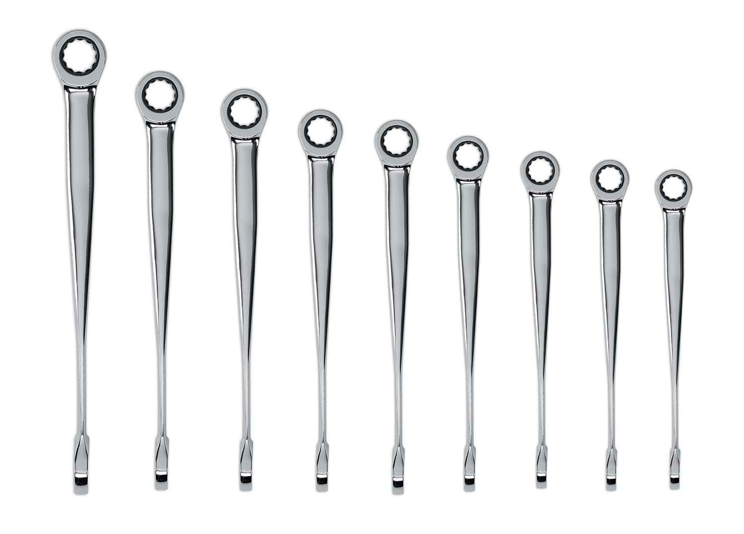 GEARWRENCH SET 9 PC X-BEAM FRACTIONAL RATCHETING BOX END