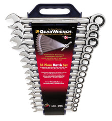 GEARWRENCH SET METRIC 16 PIECE COMBINATION