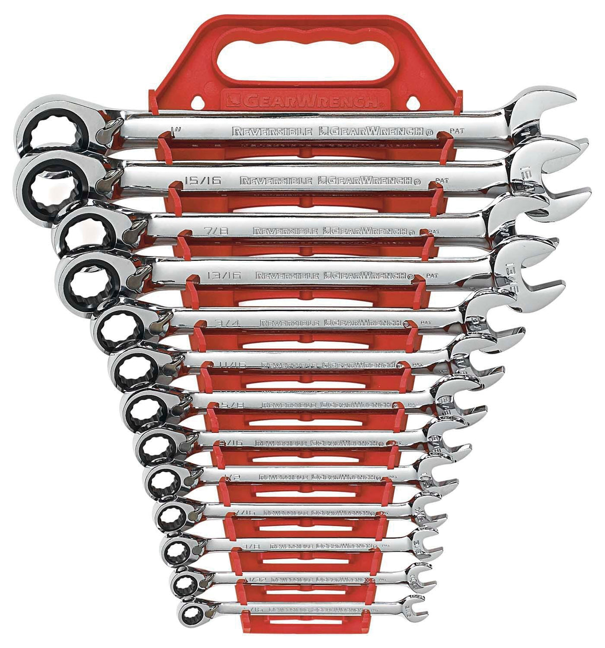 GEARWRENCH SET COMBINATION FRACTIONAL 13 PIECE