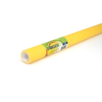 PAC FADELESS COLOURS DISPLAY PAPER ROLL 1218MMX15M GOLD 1PC -Min Qty 4