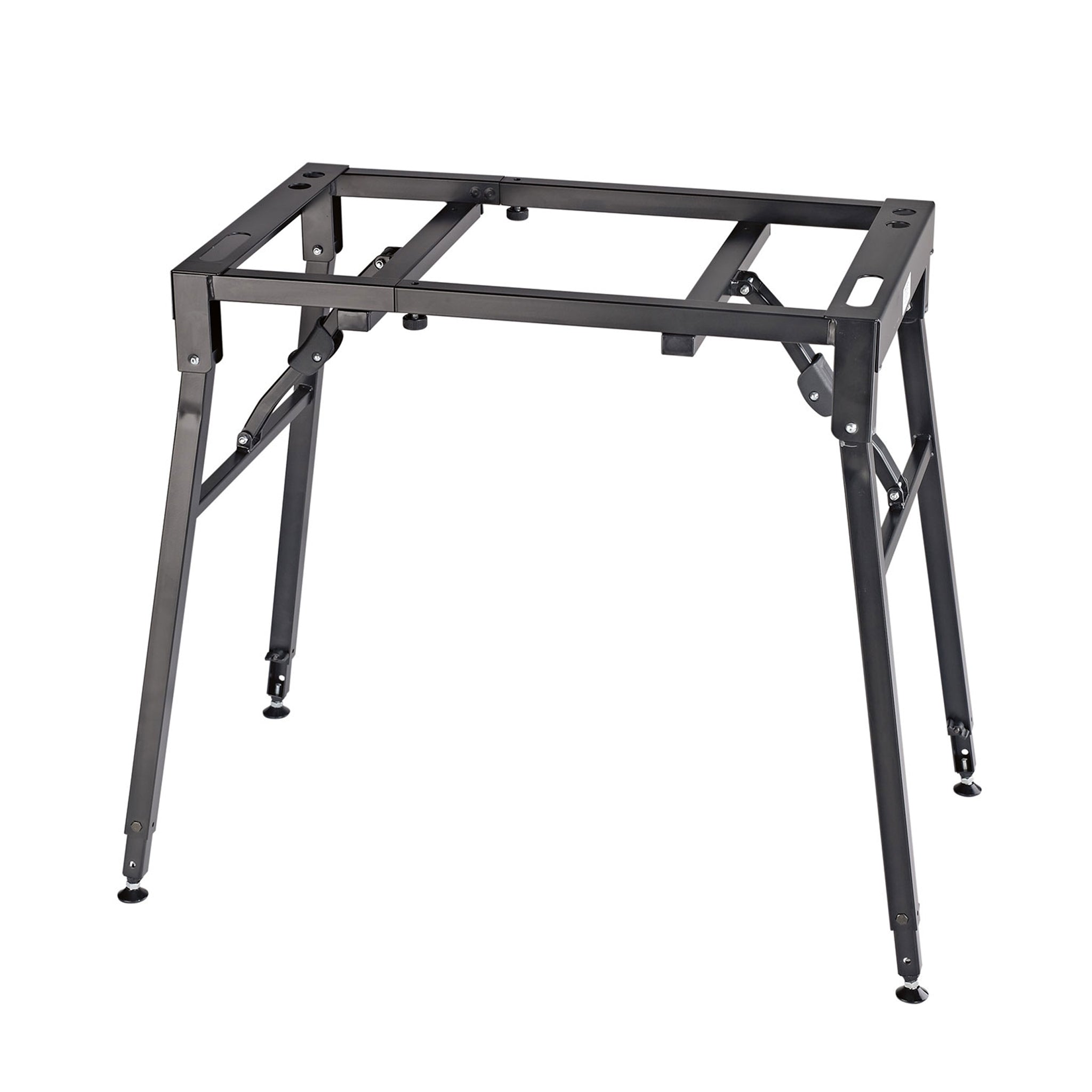 K&M wide table style height adjustable keyboard stand
