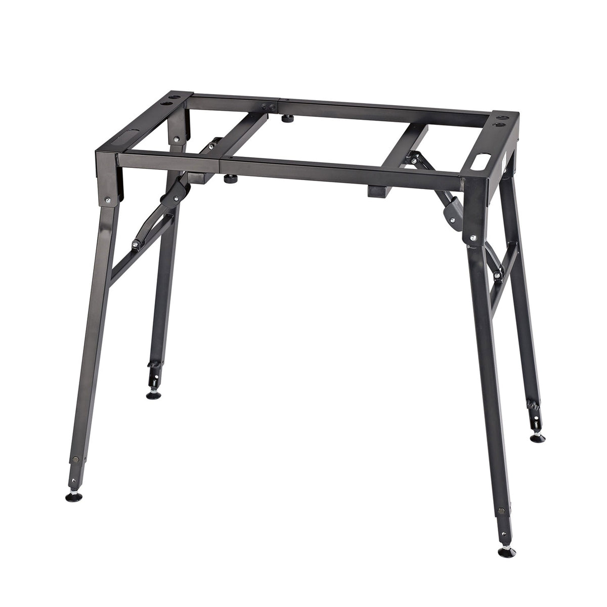 K&M wide table style height adjustable keyboard stand