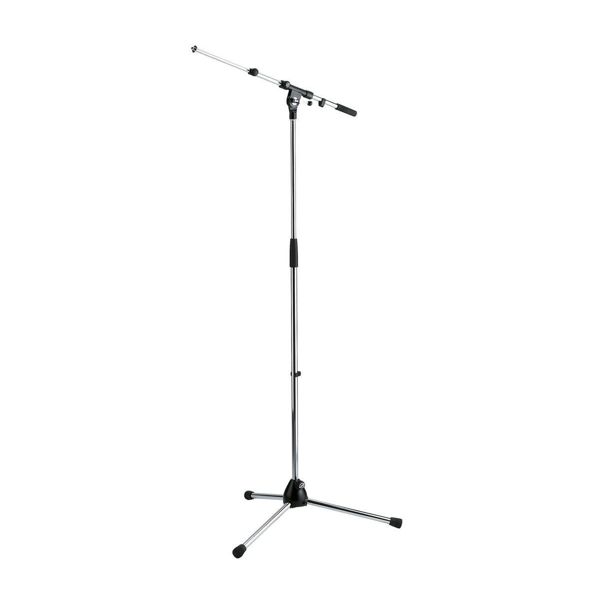 K&M extendable topline boom microphone stand - Nickel