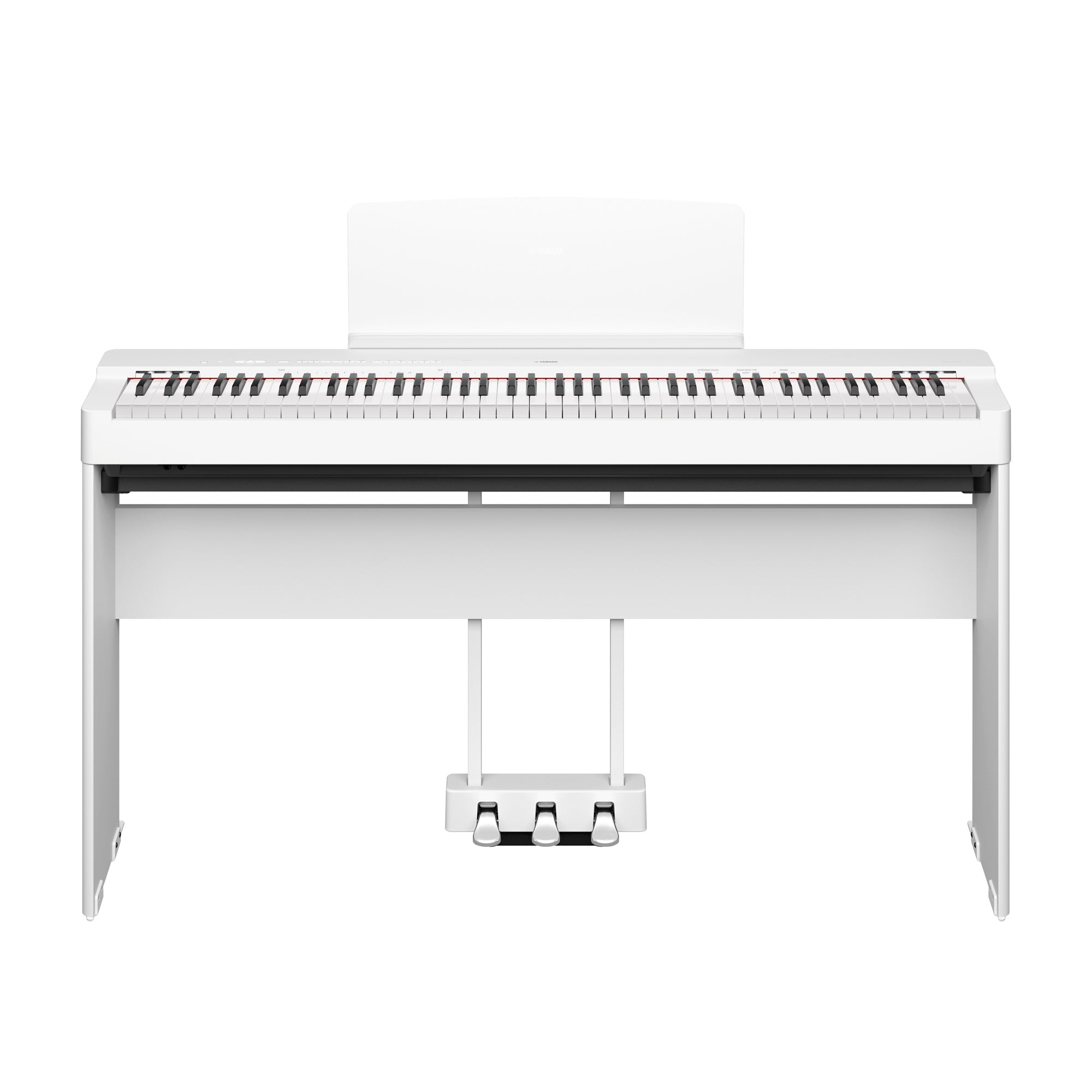 Yamaha L-200 fixed stand for the P-225 digital piano - White