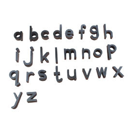 Lowercase Small Movable Alphabet - Black