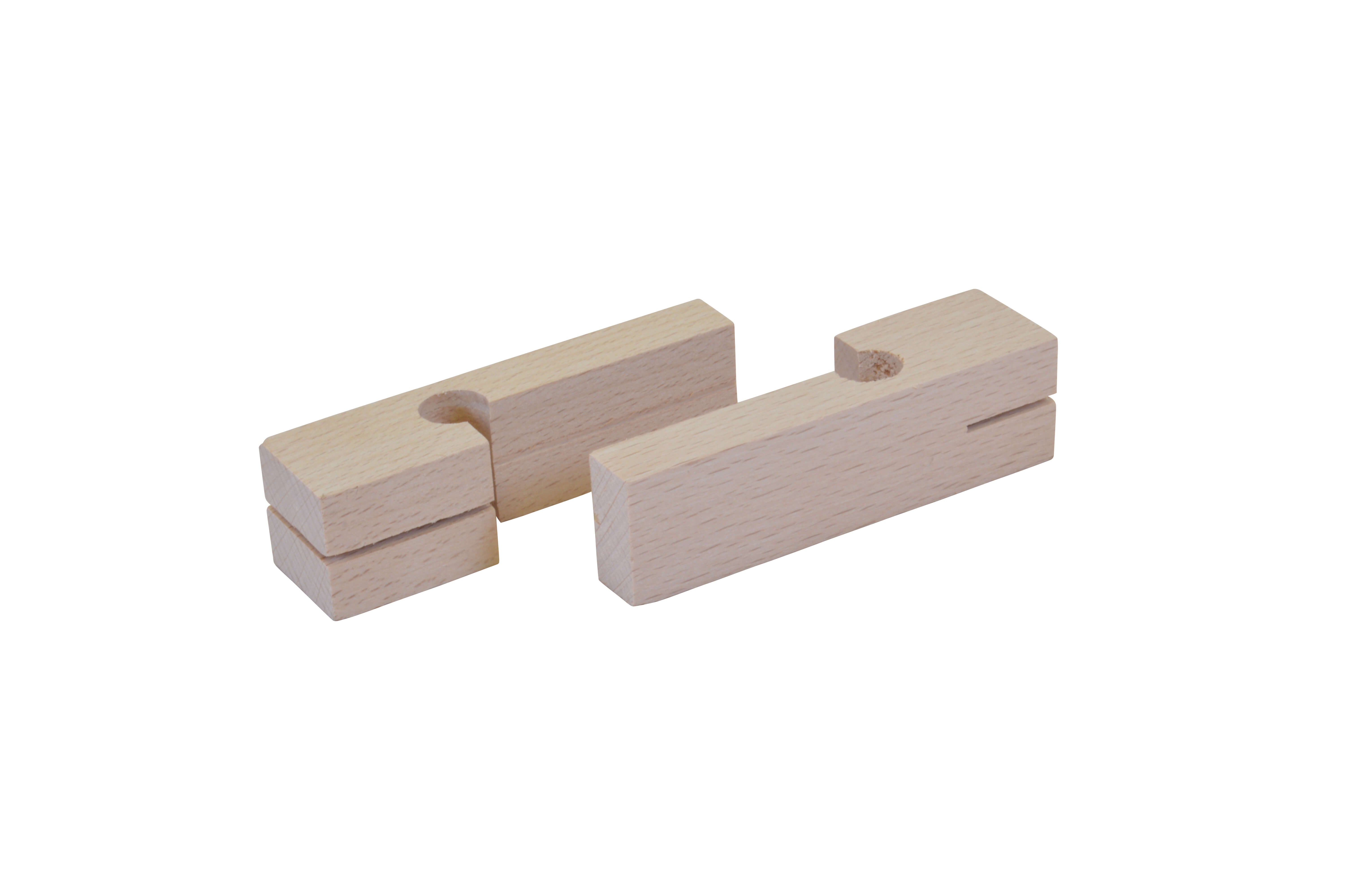 Line Blocks - Beech - Pack of 2