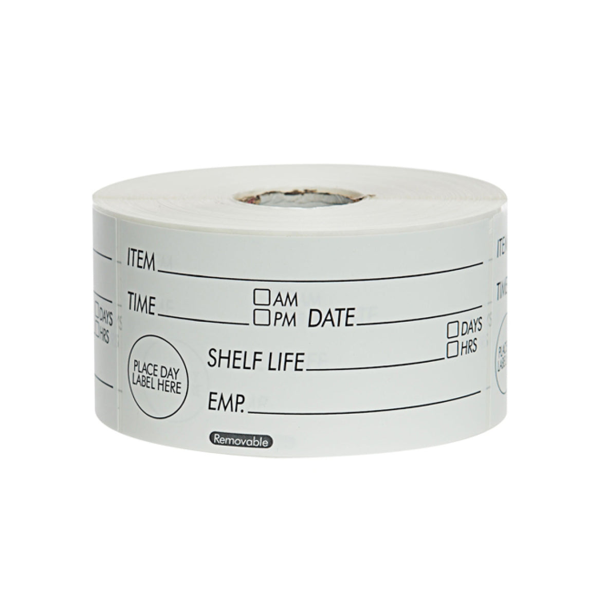 Black Day/Shelf Labels 50 x 100mm - 500pcs