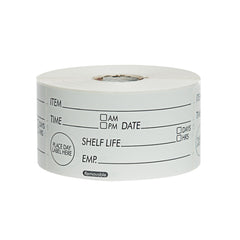 Black Day/Shelf Labels 50 x 100mm - 500pcs