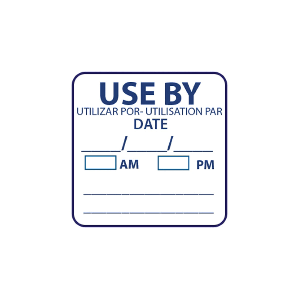 Use By Labels 25 x 25mm - 1000pcs