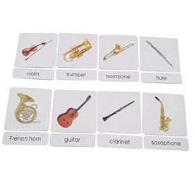 Three-part card
-Western musical instruments
-EN