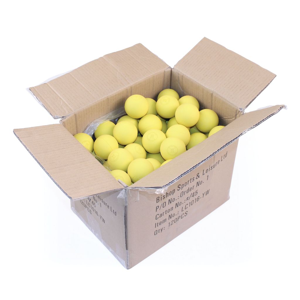 MASTERSPORT LACROSSE BALLS YELLOW, SET OF 120