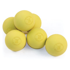 MASTERSPORT LACROSSE BALLS YELLOW, SET OF 6