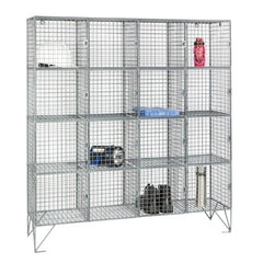 Mesh Locker 16 Compartment, H1305mm x W1220mm x D450mm