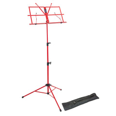 Lawrence lightweight folding music stand - Red