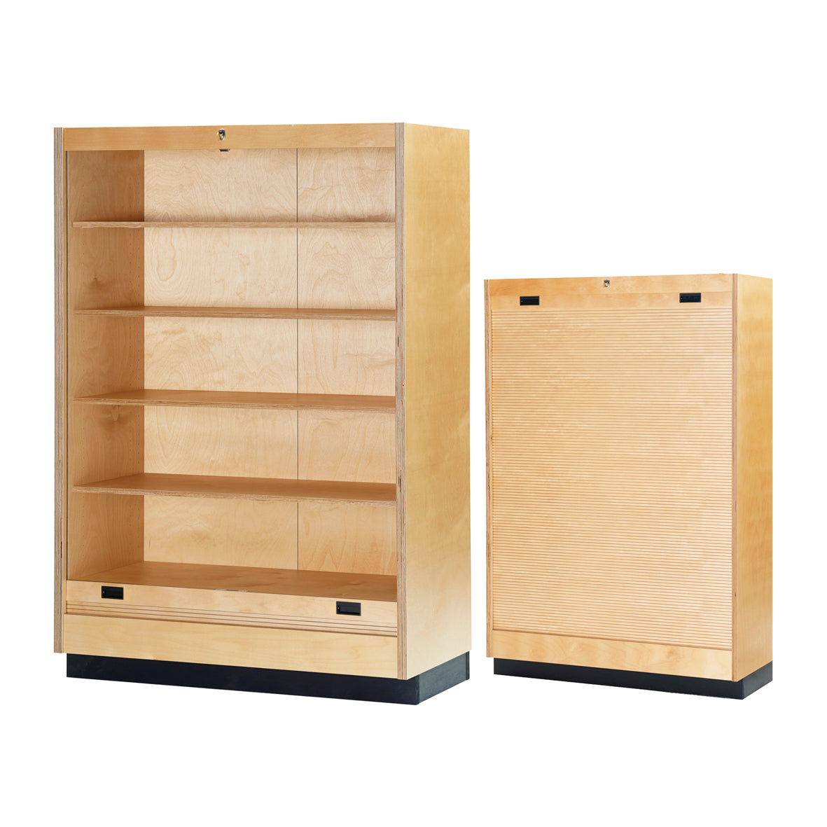 Lervard 920 Roller Shutter Cabinet with 4 Shelves