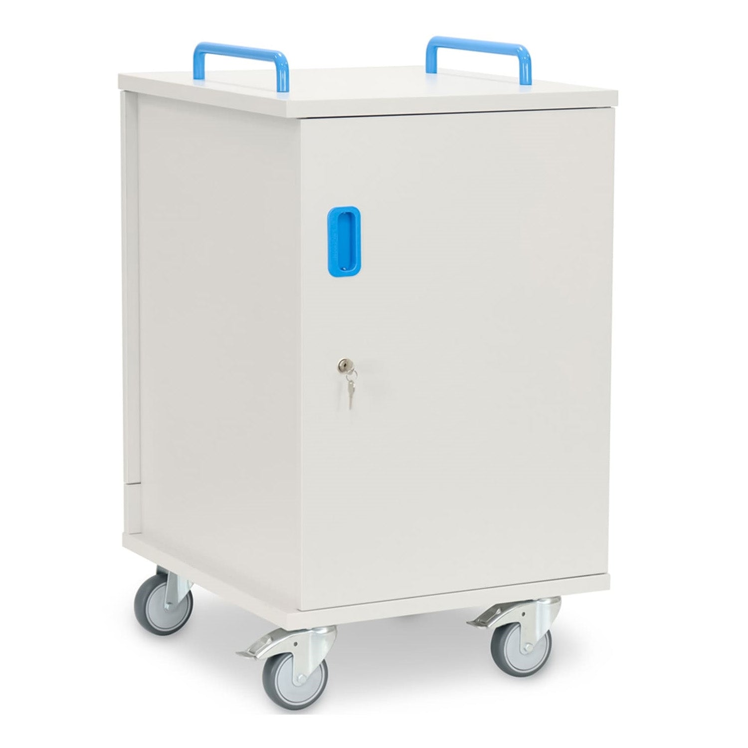 LapCabby Lyte mobile single door dual USB A & USB C charging cabinet – 16