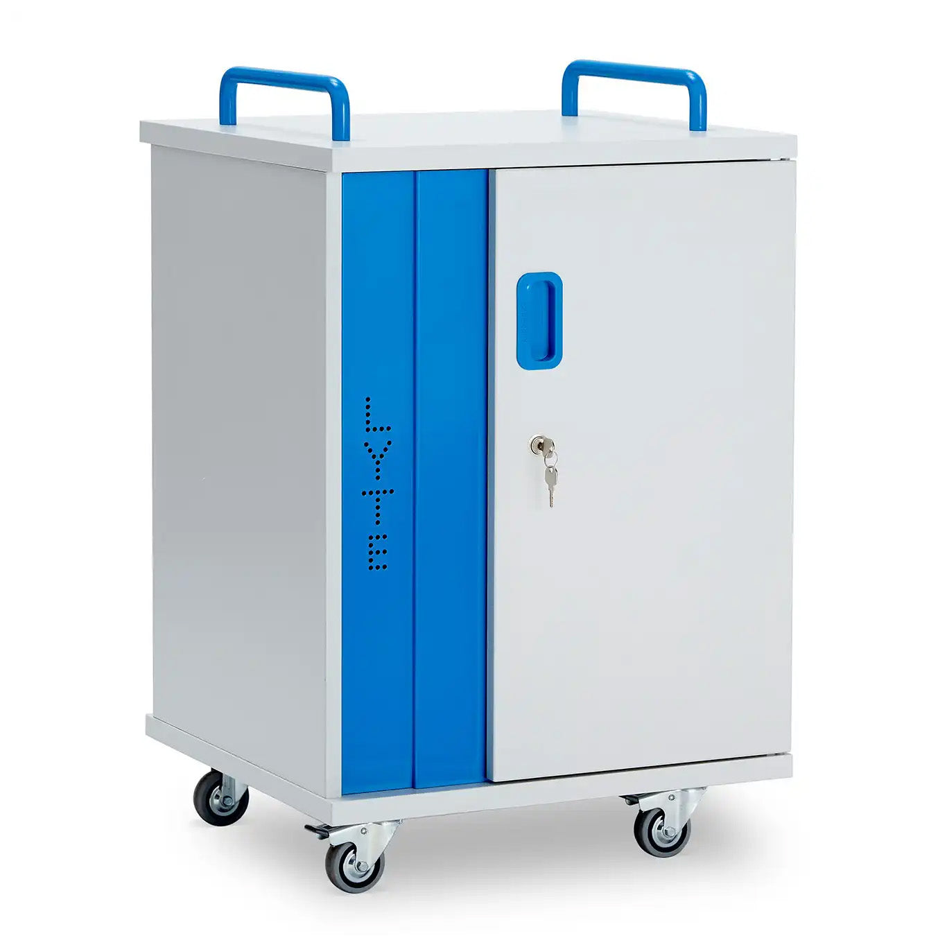 LapCabby Lyte mobile single door dual USB A & USB C charging cabinet – 10