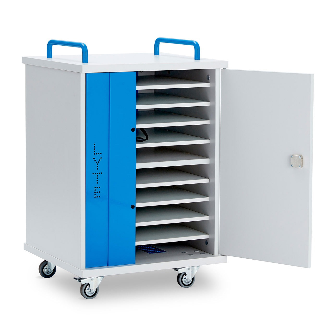 LapCabby Lyte mobile single door dual USB A & USB C charging cabinet – 10