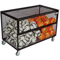 DS Mesh Storage Trolley (122cm x 61cm x 76cm) Black