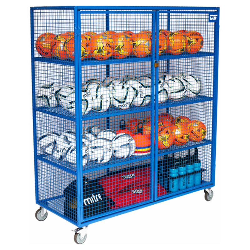 DS Deluxe Storage Shelving Cage (140cm x 60cm x 150cm) Blue