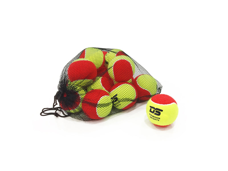 DS Low Bounce Tennis Balls (Pack of 12) Multicolor
