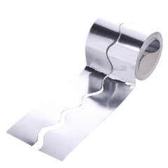 SCO CARD DECORATIVE BORDER ROLL SCOLLOPED 57MMX15M SILVER 1PC -Min Qty 12
