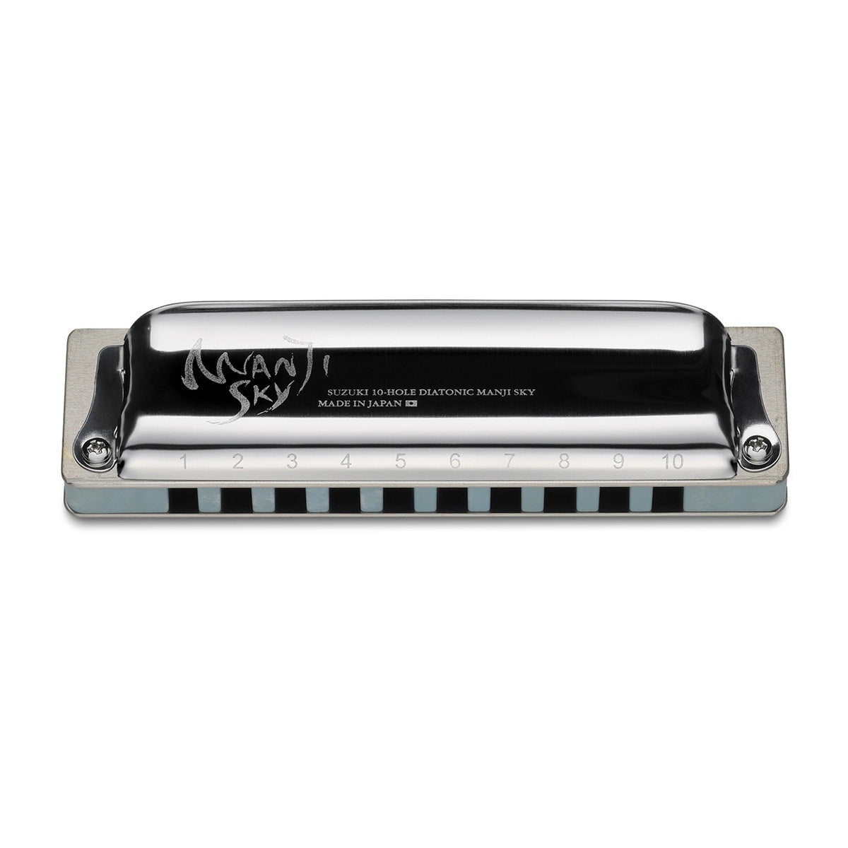Suzuki Manji Sky 10-hole diatonic harmonica  – High-G