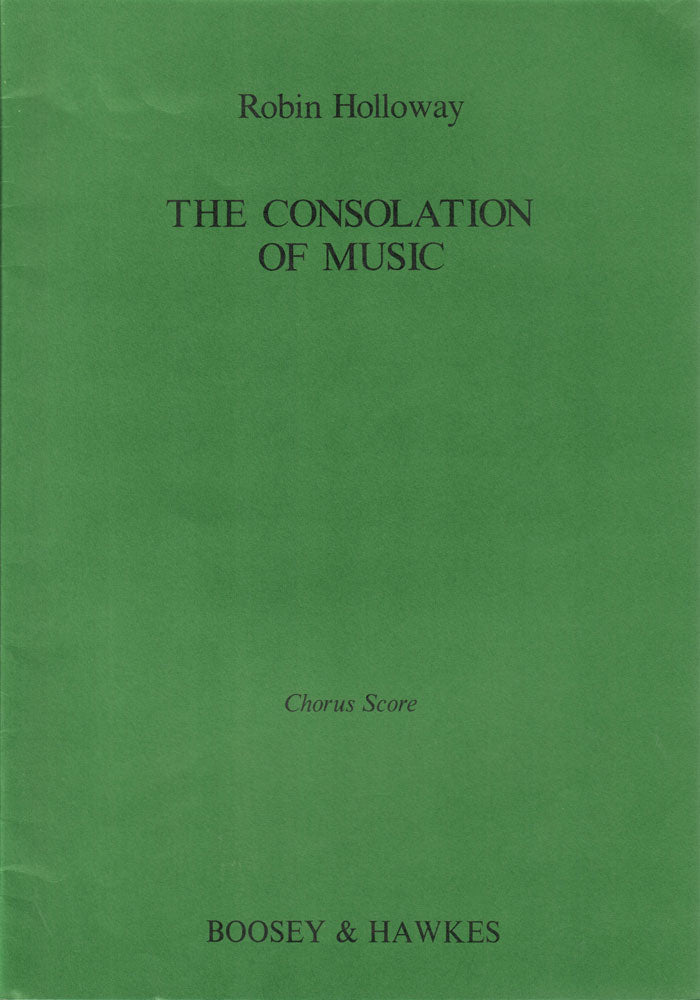 The Consolation of Music Op 38 / 1 - chorus score