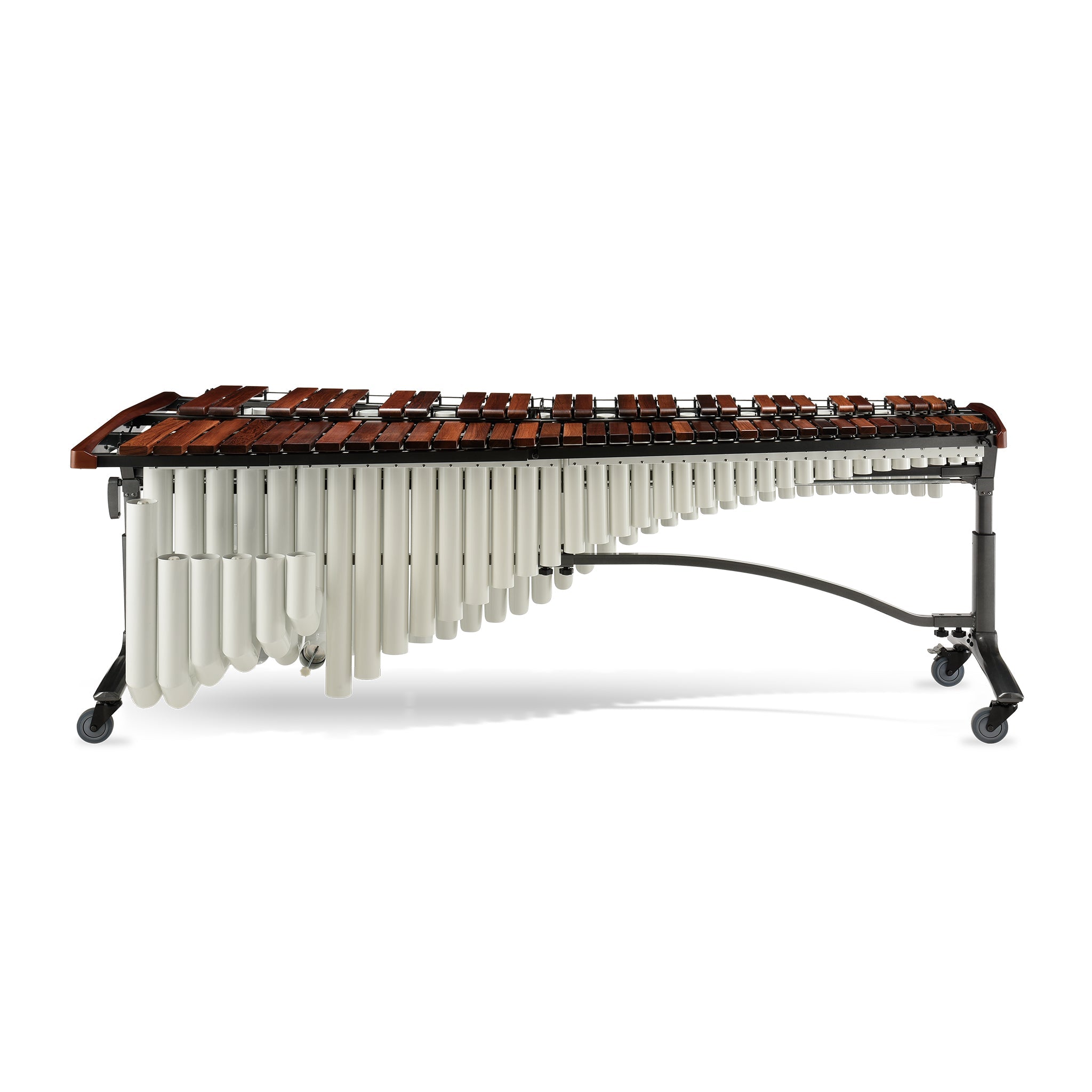 Majestic Reflection 5 octave rosewood bar marimba – White resonators