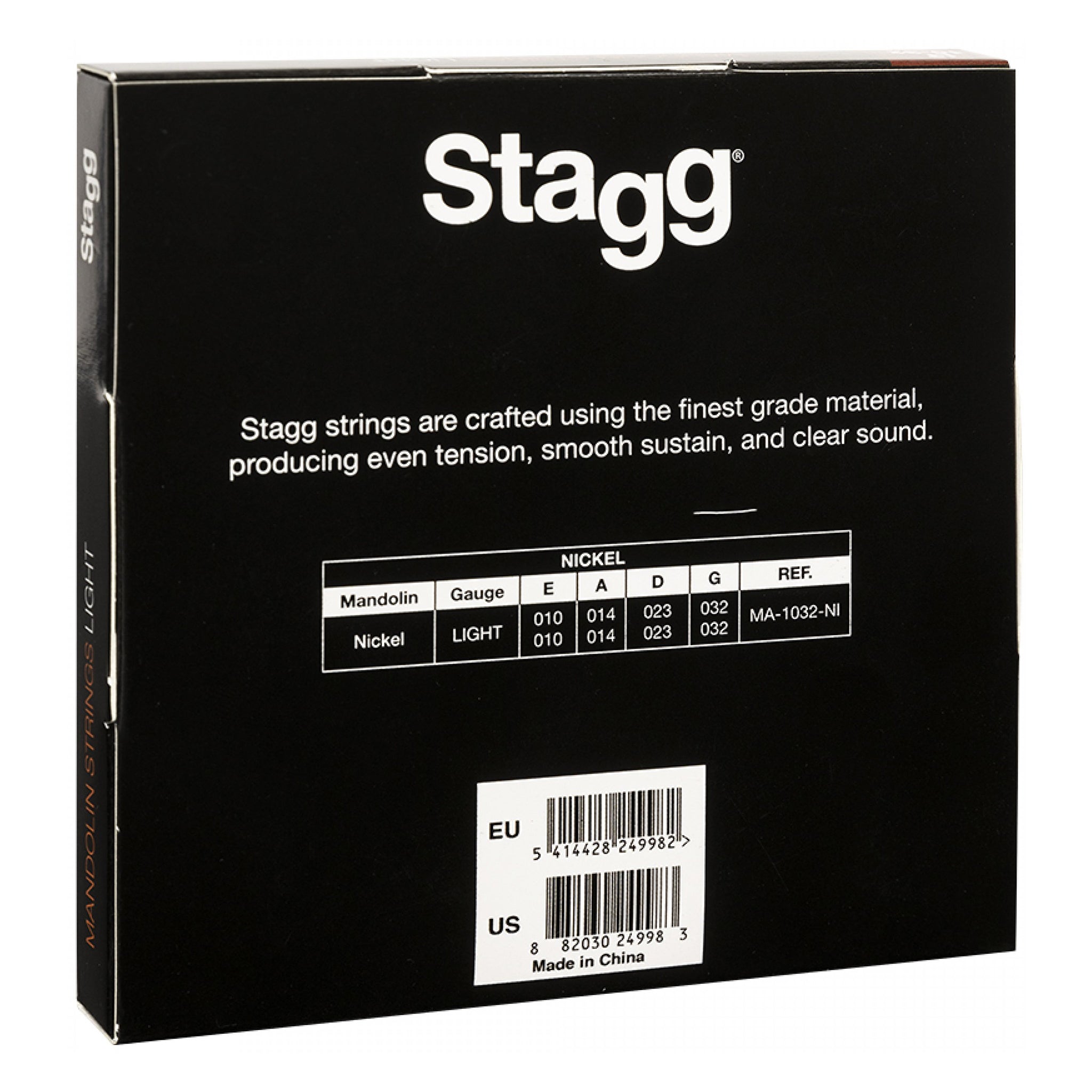 Stagg entry level mandolin string set - Nickel