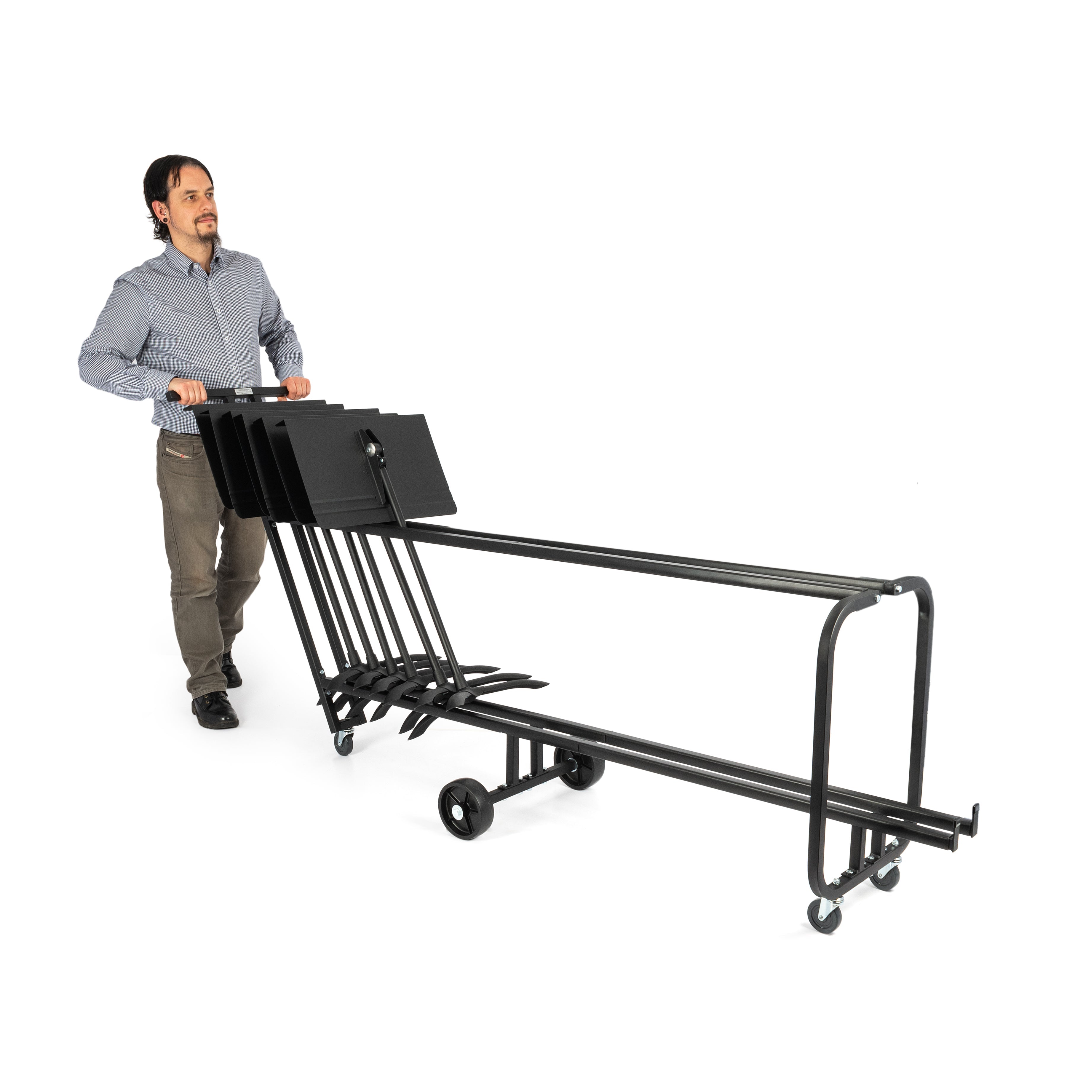 Manhasset Symphony music stand storage cart - for up to 25 stands