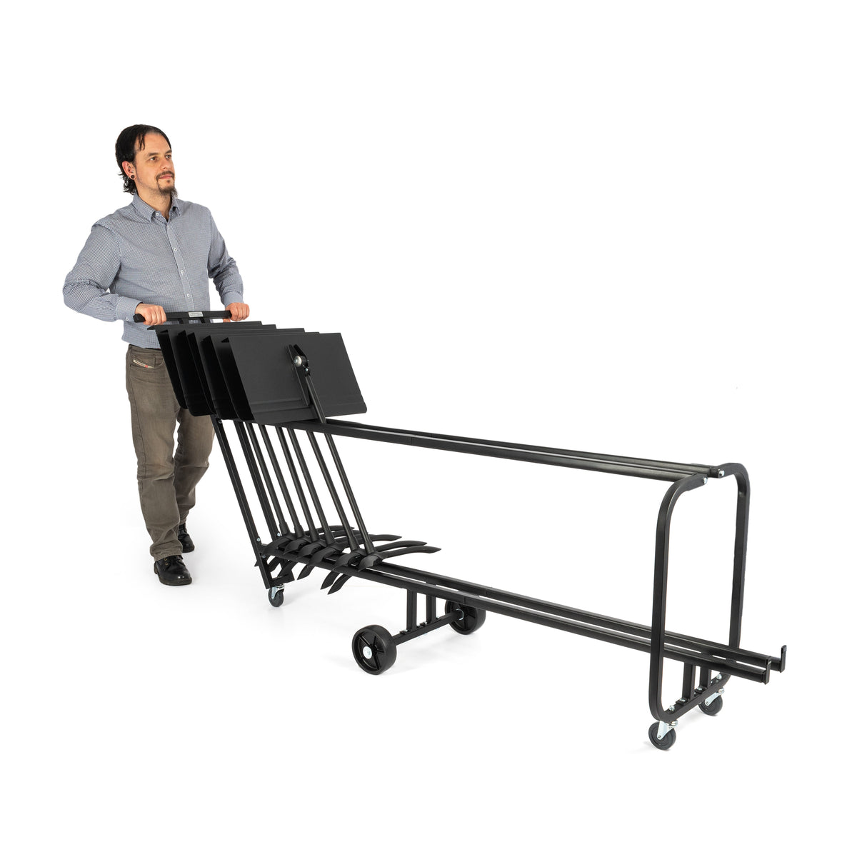 Manhasset Symphony music stand storage cart - for up to 25 stands