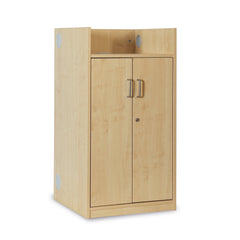 Monarch classic lectern with lockable storage - Maple