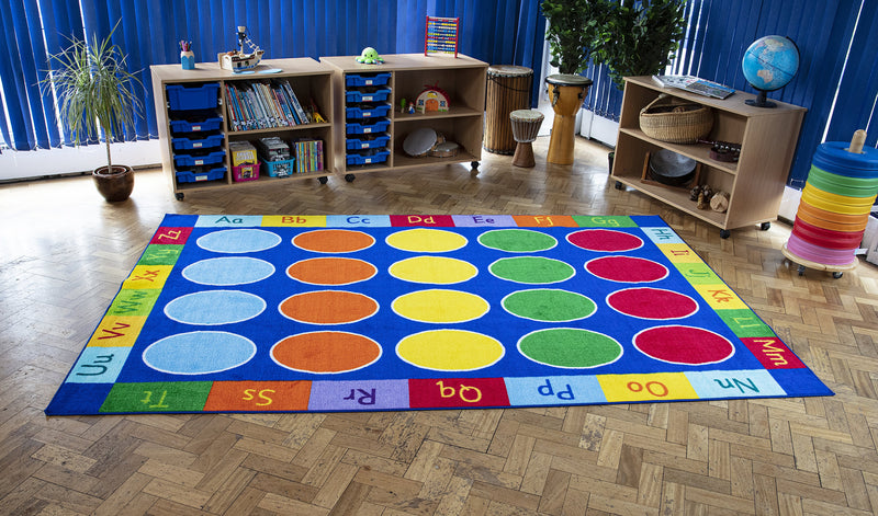 Rainbow™ ABC Rectangle Carpet