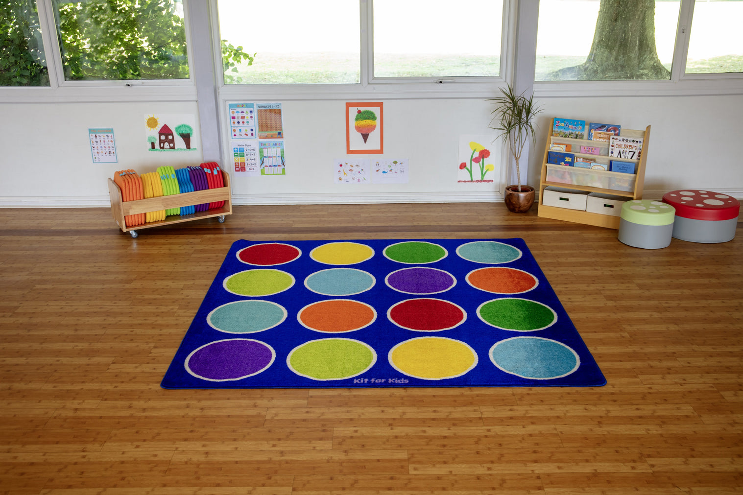 Rainbow™ Circles Placement Carpet