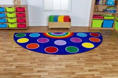 Rainbow™ Semi-Circle Placement Carpet