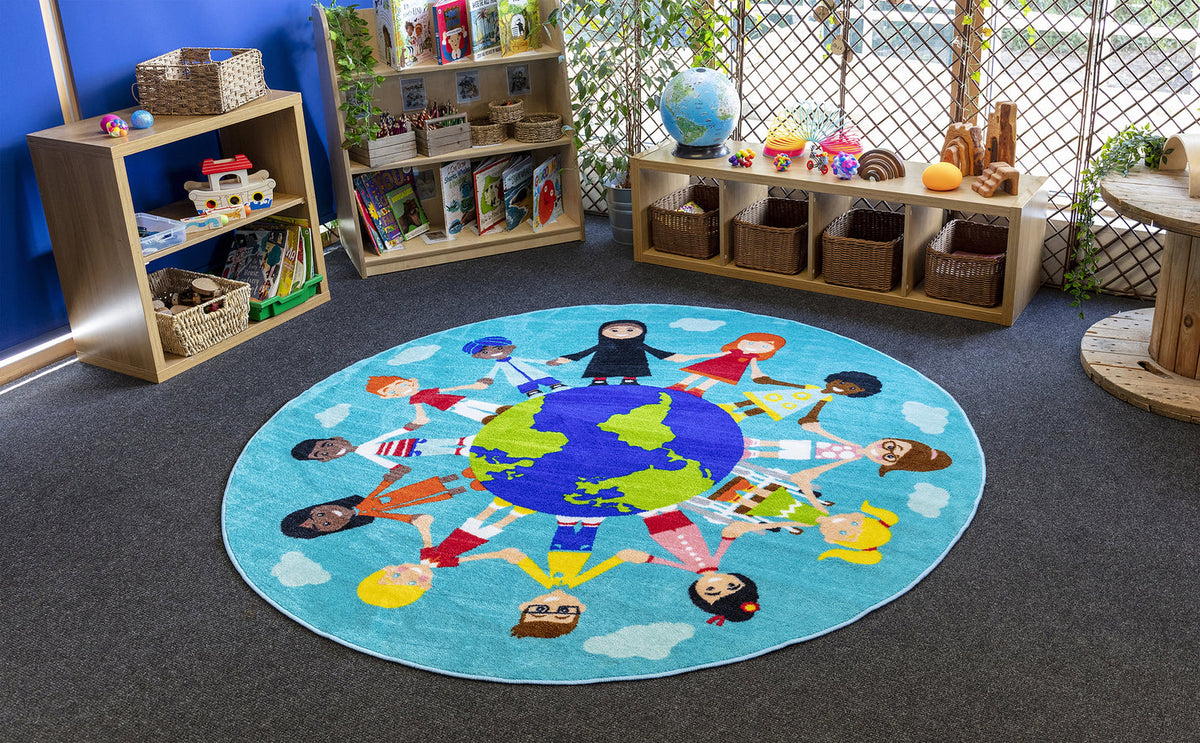 Children of the World™ Carpet - Teal