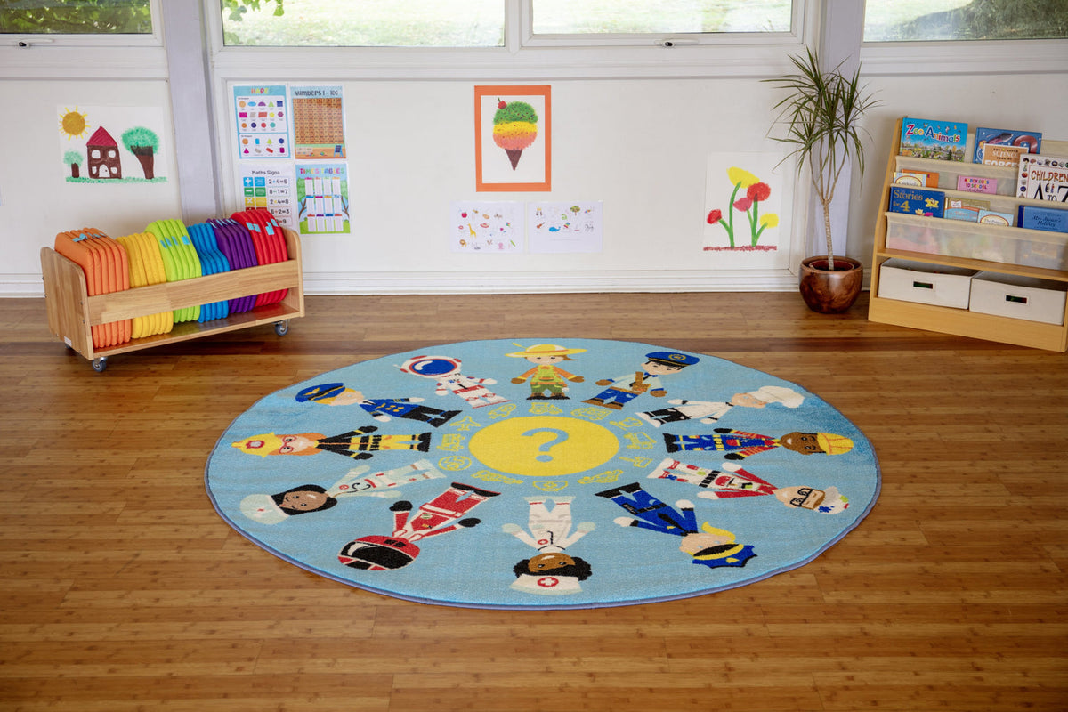 People Who Help Us Circular Carpet