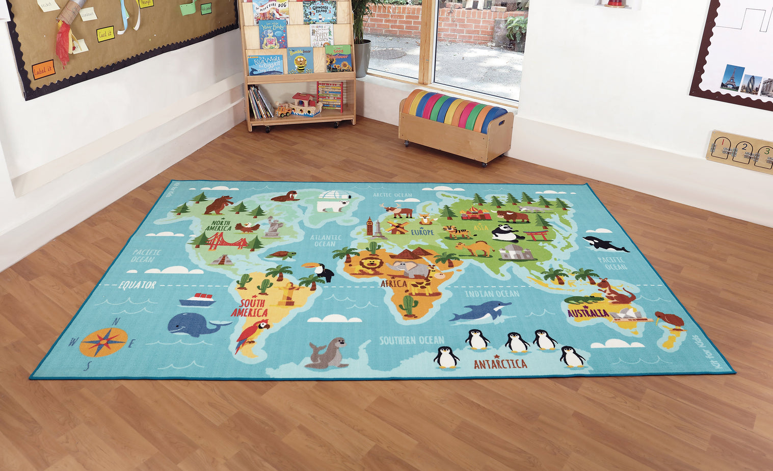 Animals & Places of the World Carpet