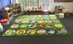 Woodland Animals Placement Carpet