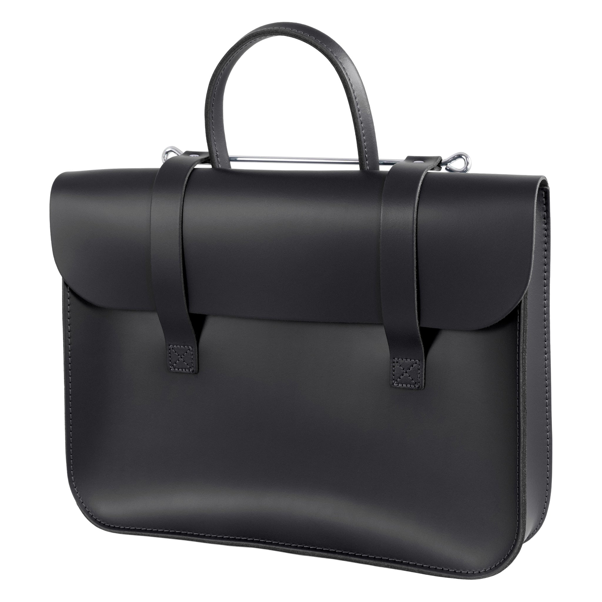 Oxford Traditional leather music case - Black