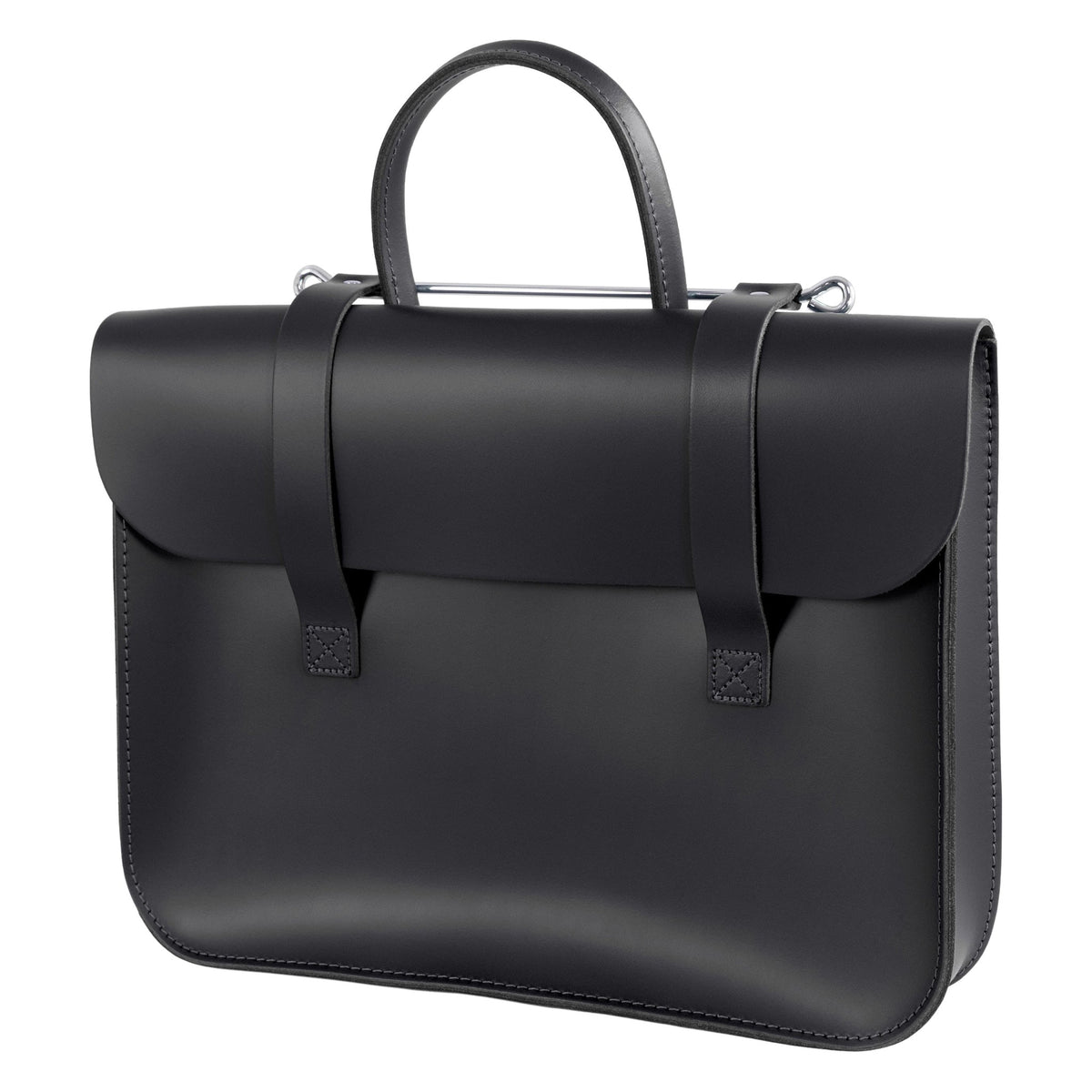 Oxford Traditional leather music case - Black