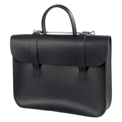 Oxford Traditional leather music case - Black