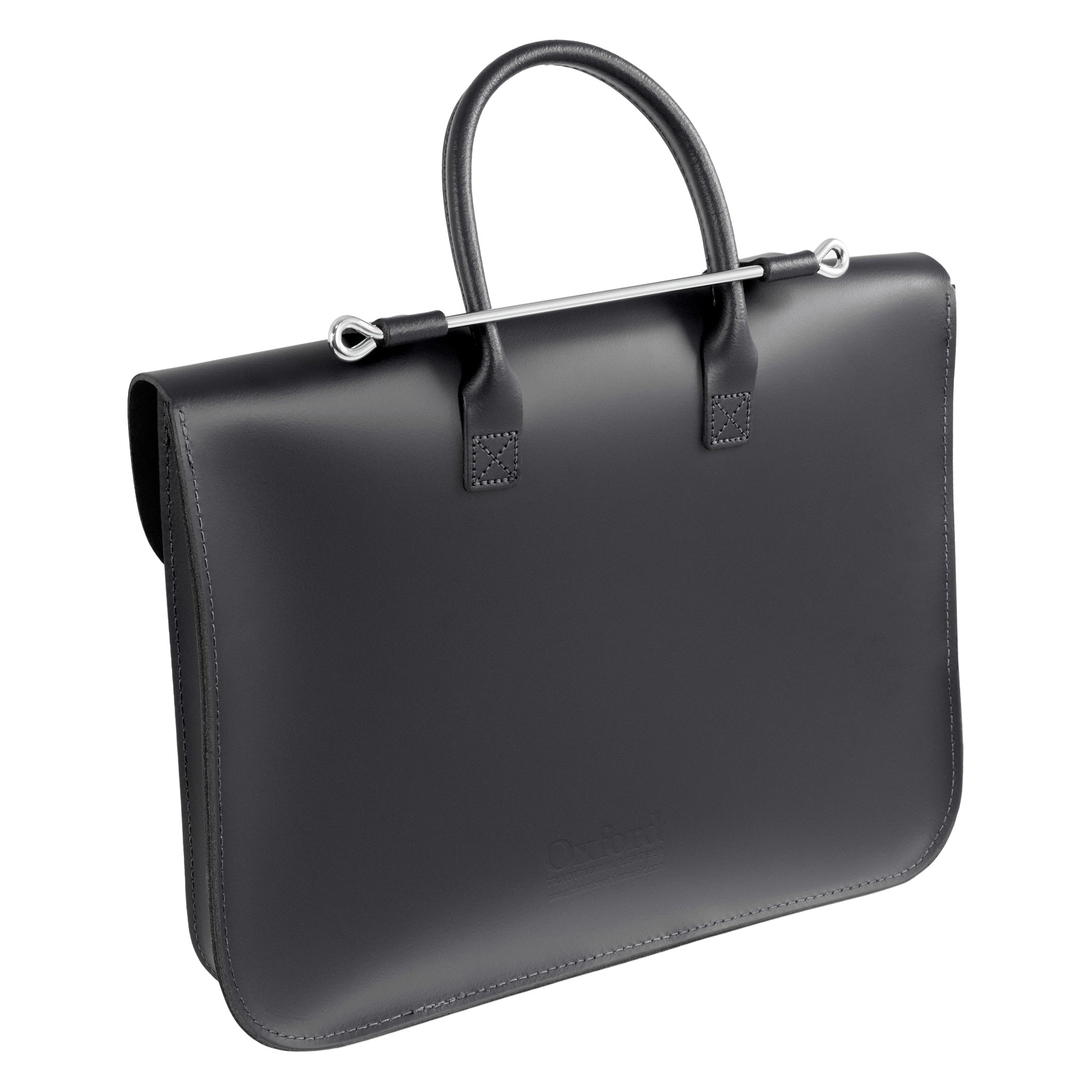 Oxford Traditional leather music case - Black