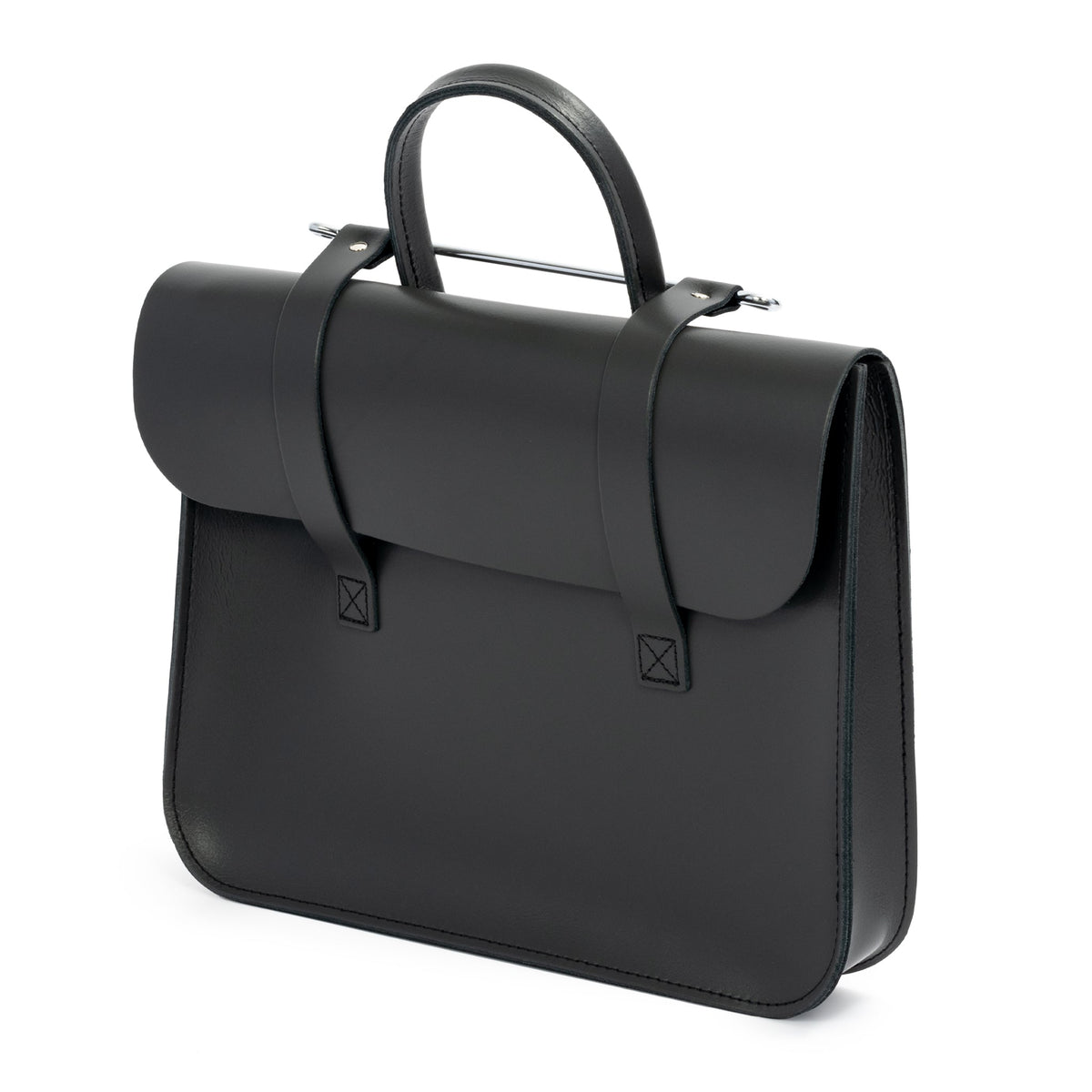 Oxford Traditional leather music case - Grey