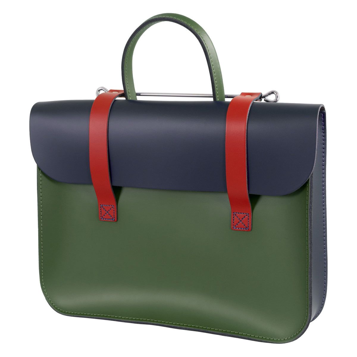 Oxford Traditional leather music case - Mixed (colours may vary)