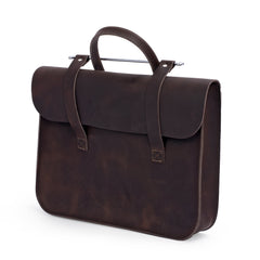 Oxford Traditional leather premium music case - Cacoa