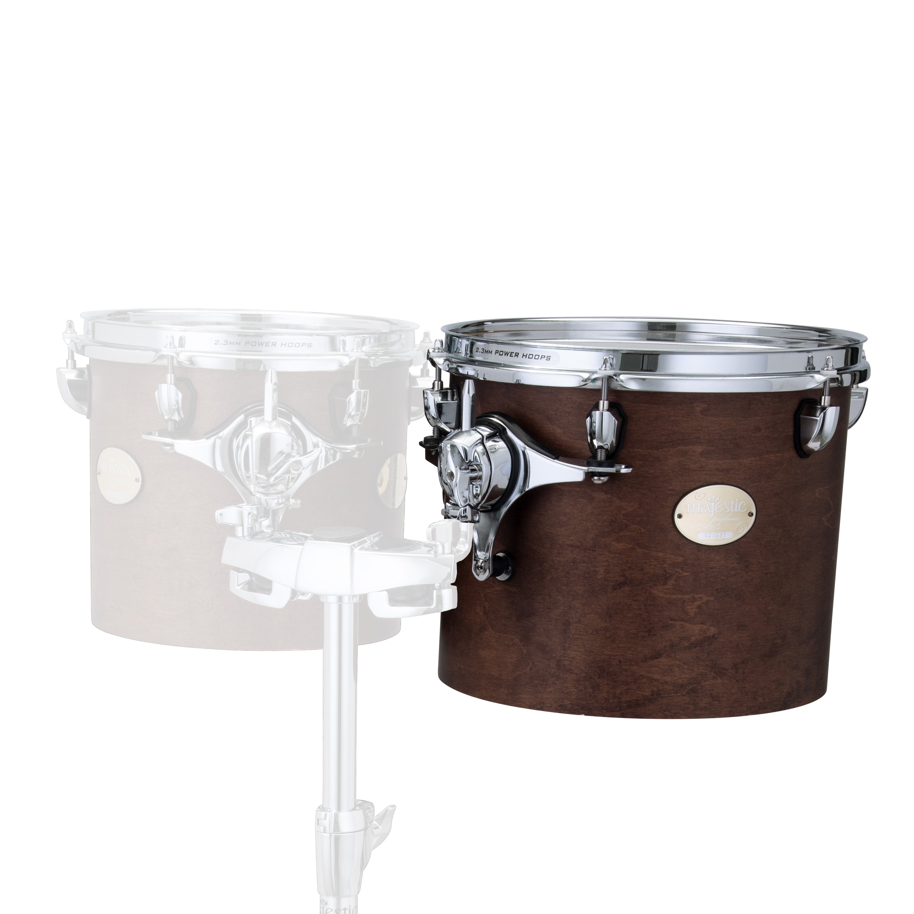 Majestic Prophonic single headed concert tom, dark coffee - 6\"x8\"