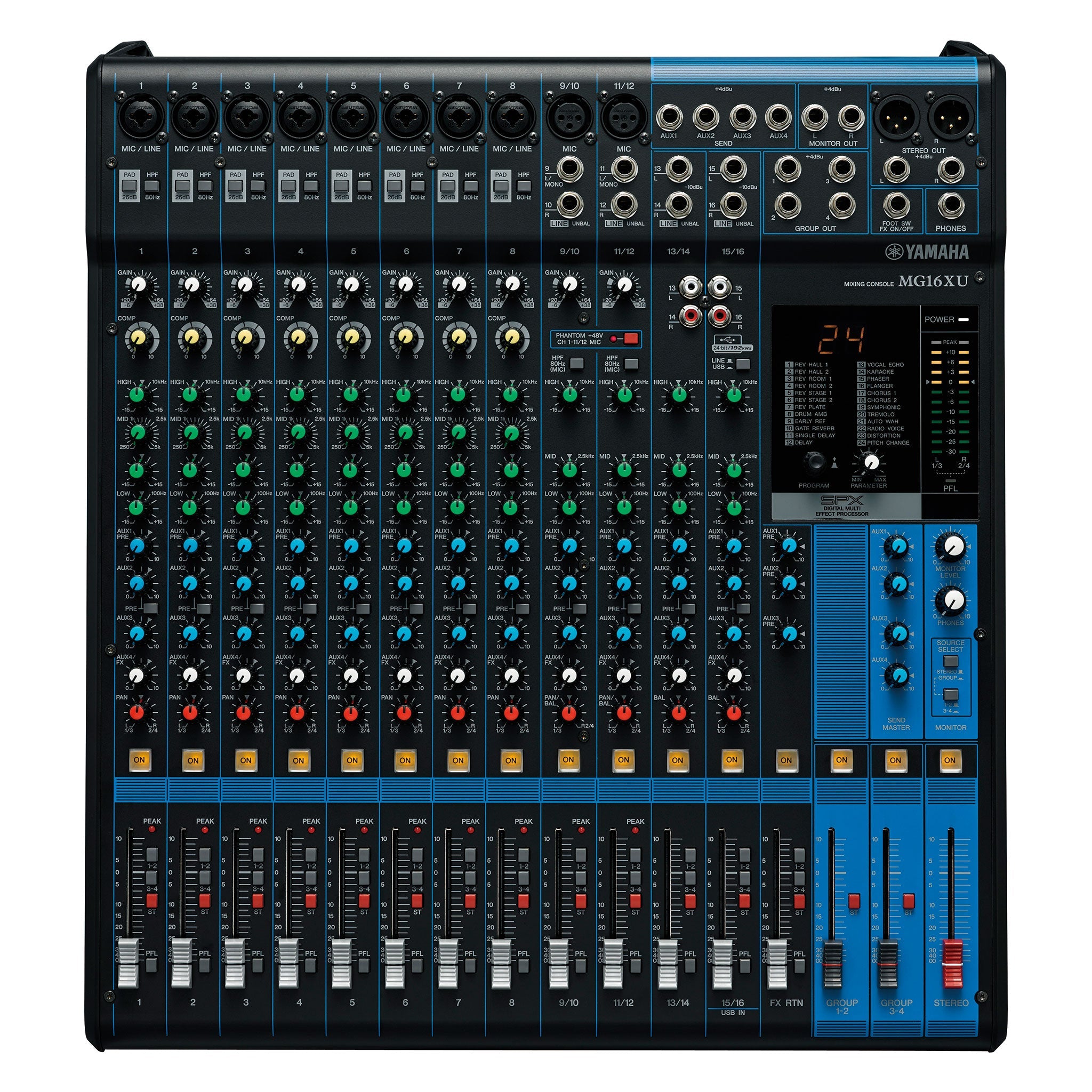 Yamaha MG Series analogue USB mixer - 16 channels